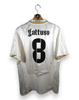 2007 - 08 Italy Away Shirt Gattuso 8 (L) - Eternal Pitch