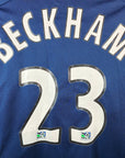 2007 - 08 Los Angeles Galaxy Away Shirt Beckham 23 - 8/10 - (M) - Eternal Pitch