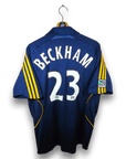 2007 - 08 Los Angeles Galaxy Away Shirt Beckham 23 - 8/10 - (M) - Eternal Pitch