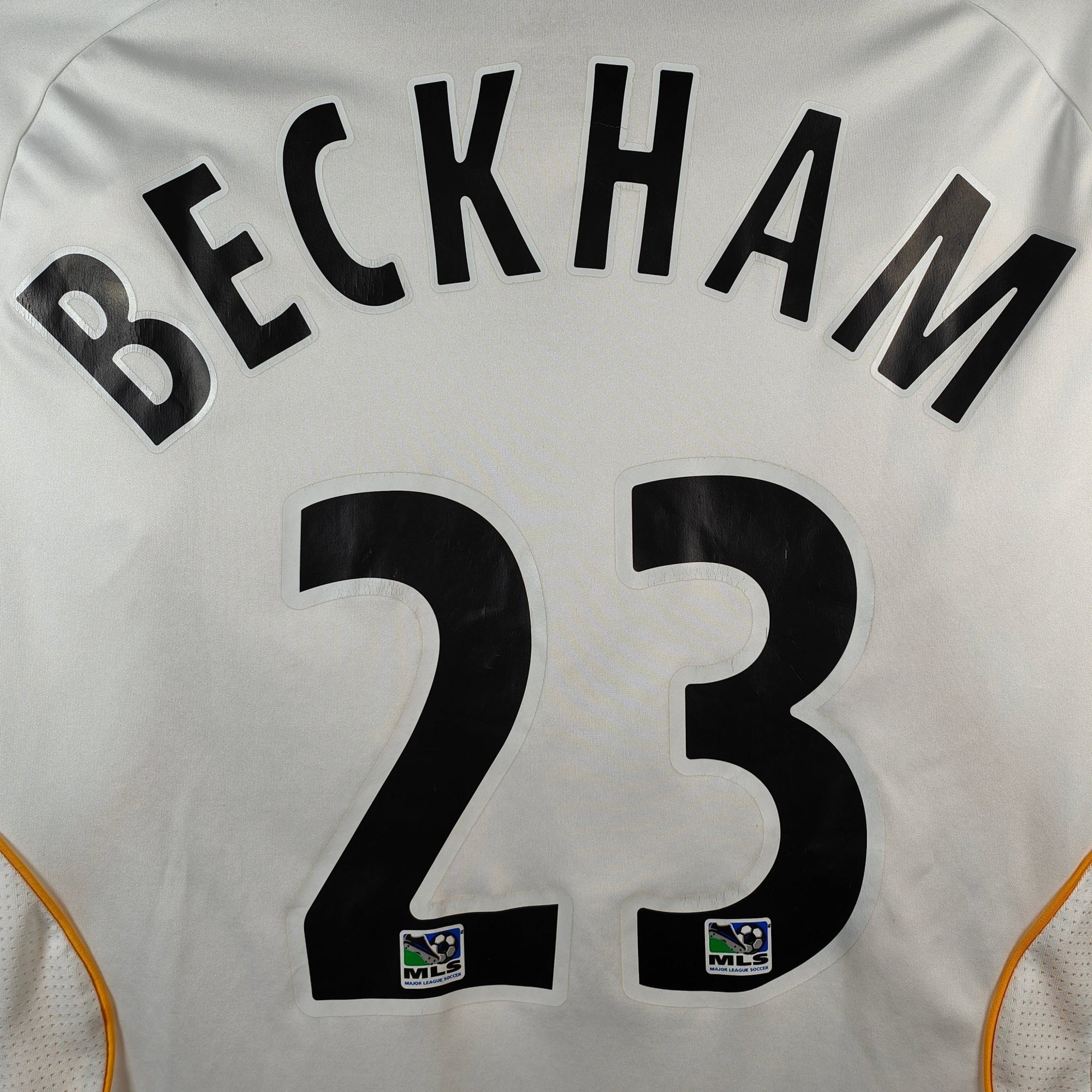 2007 - 08 Los Angeles Galaxy Home Shirt Beckham 23 - 6.5/10 - (S) - Eternal Pitch