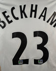 2007 - 08 Los Angeles Galaxy Home Shirt Beckham 23 - 6.5/10 - (S) - Eternal Pitch