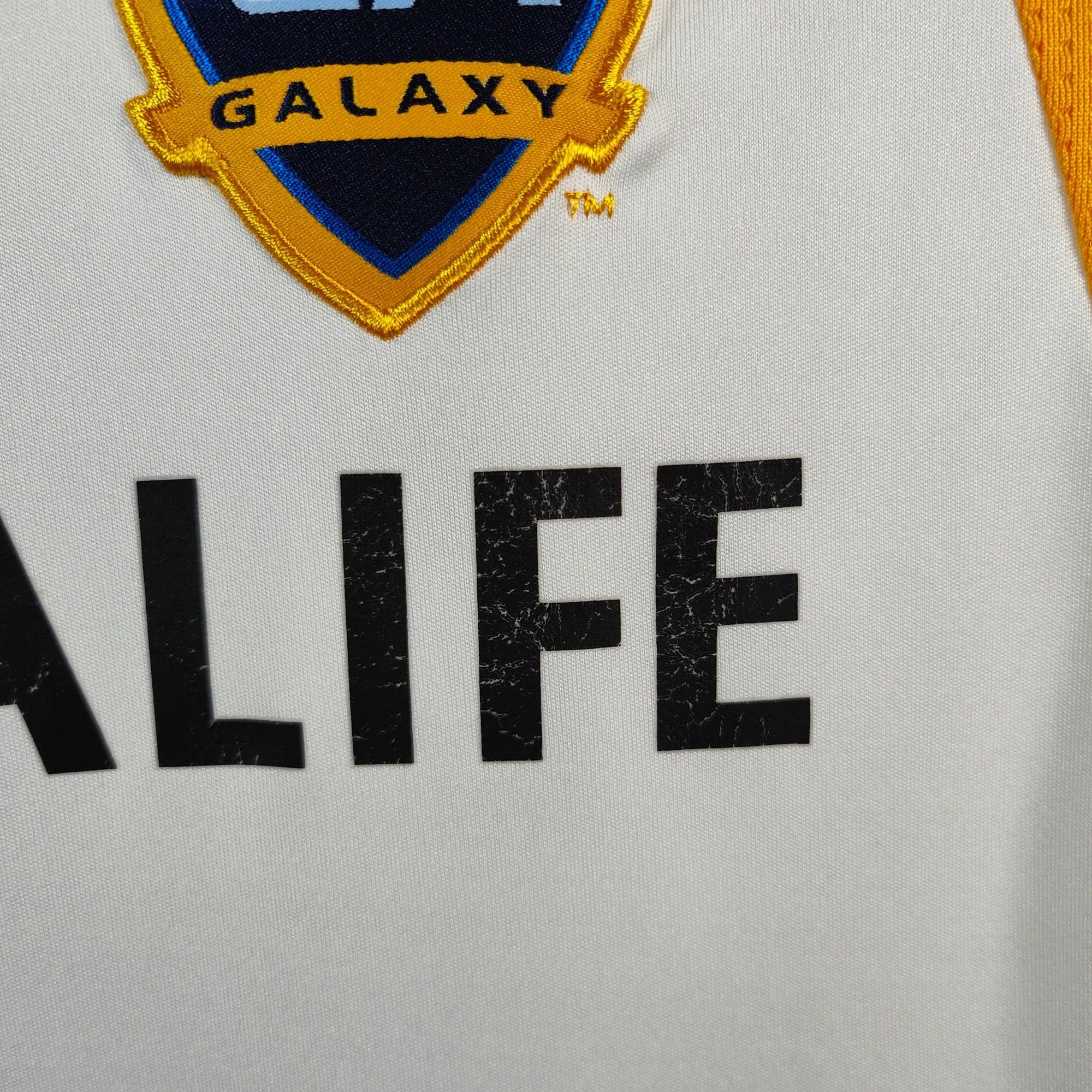 2007 - 08 Los Angeles Galaxy Home Shirt Beckham 23 - 6.5/10 - (S) - Eternal Pitch