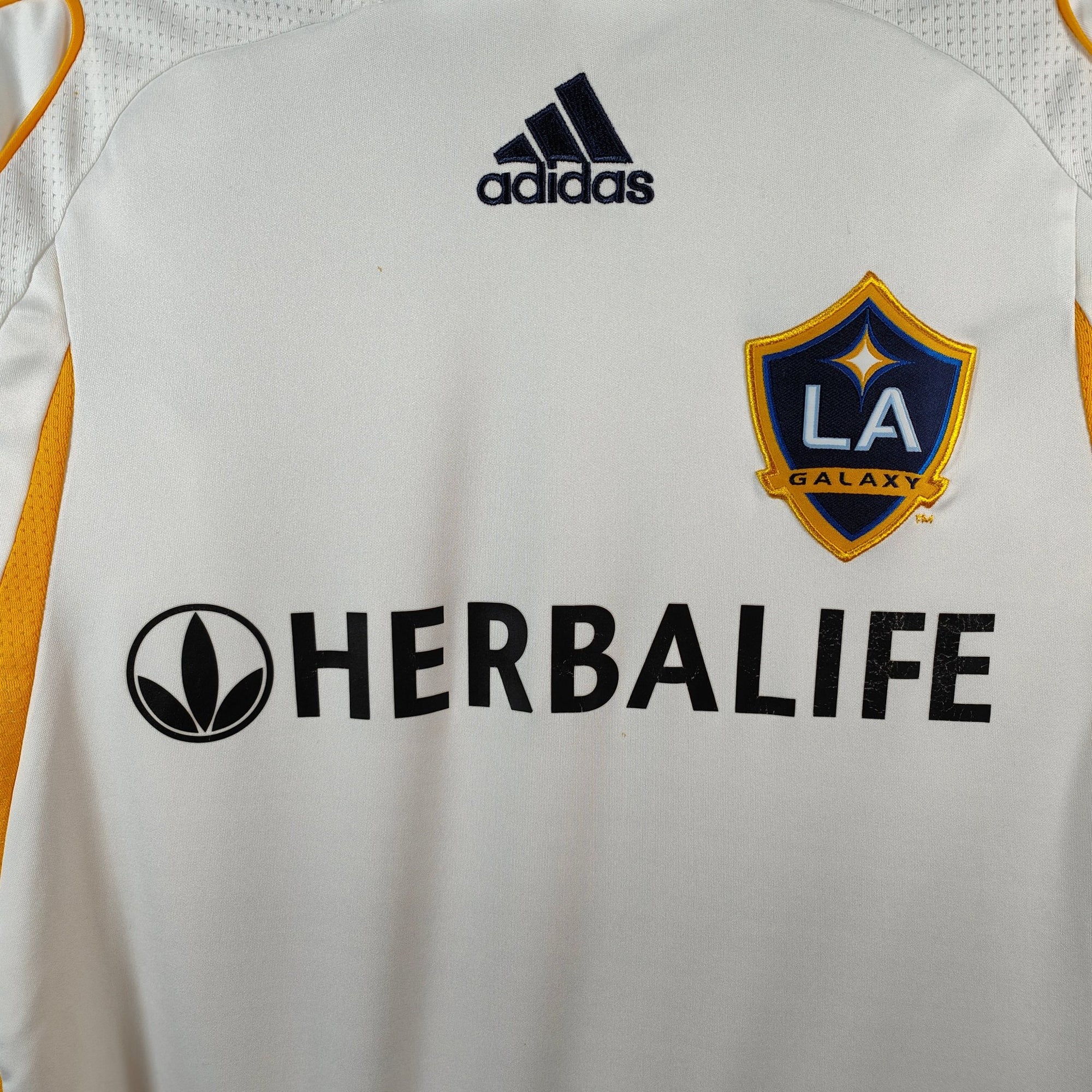 2007 - 08 Los Angeles Galaxy Home Shirt Beckham 23 - 6.5/10 - (S) - Eternal Pitch