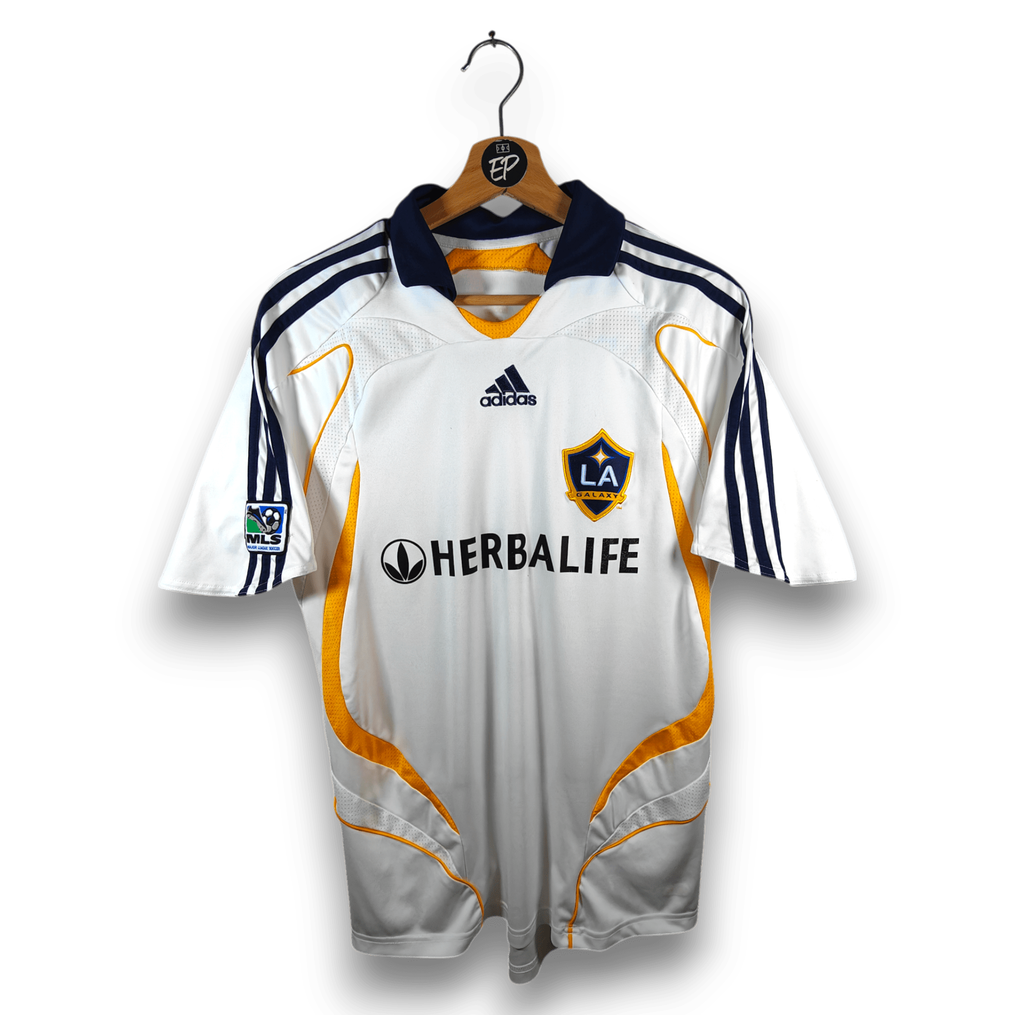 2007 - 08 Los Angeles Galaxy Home Shirt Beckham 23 - 6.5/10 - (S) - Eternal Pitch