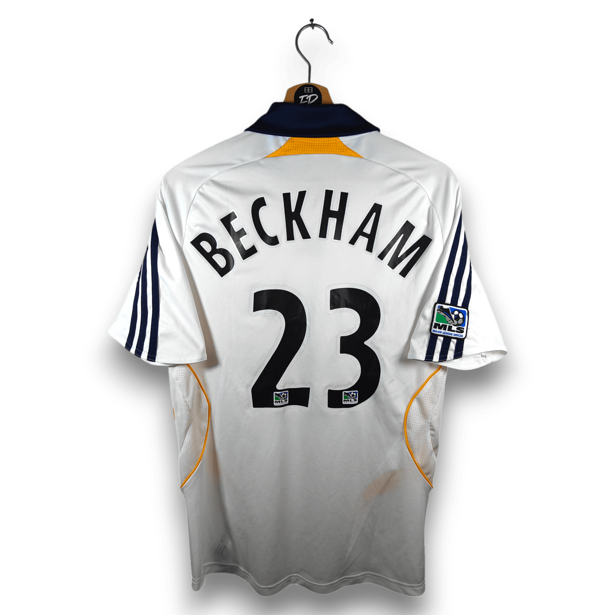 2007 - 08 Los Angeles Galaxy Home Shirt Beckham 23 - 6.5/10 - (S) - Eternal Pitch