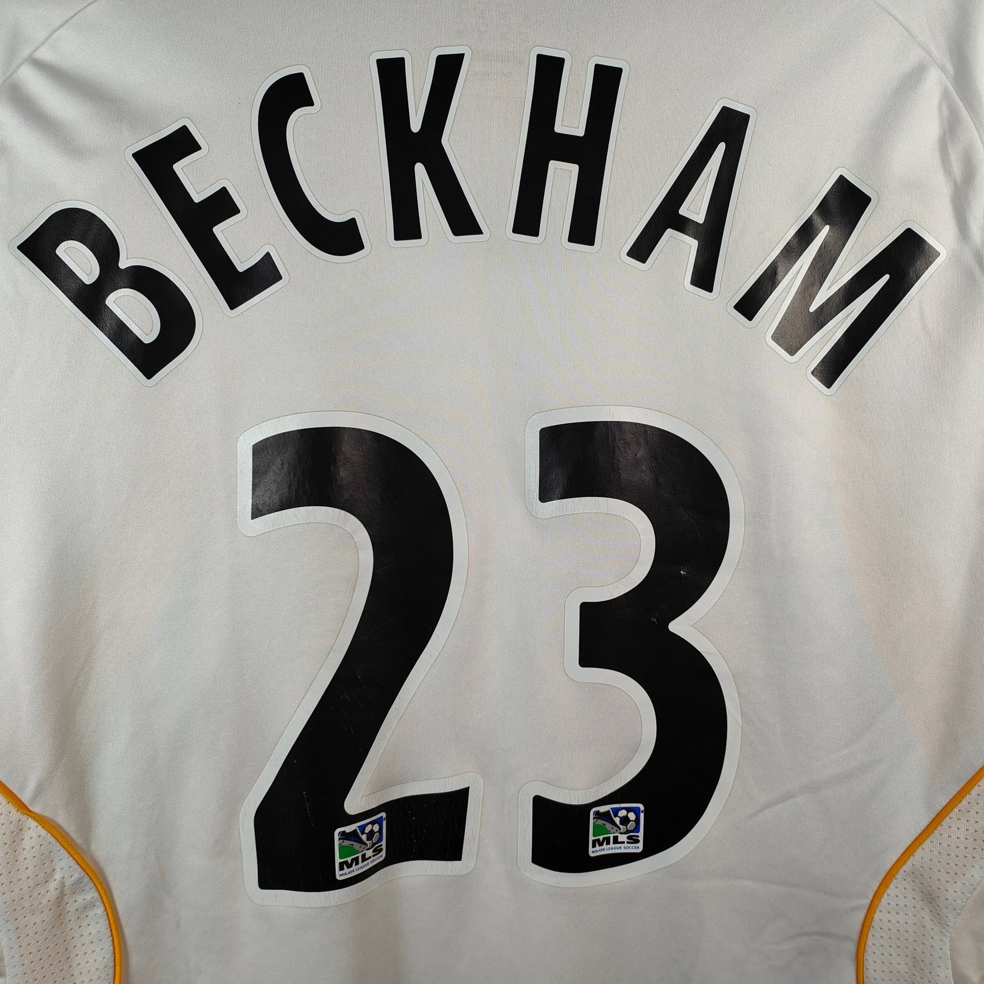 2007 - 08 Los Angeles Galaxy Home Shirt Beckham 23 - 7.5/10 - (M) - Eternal Pitch