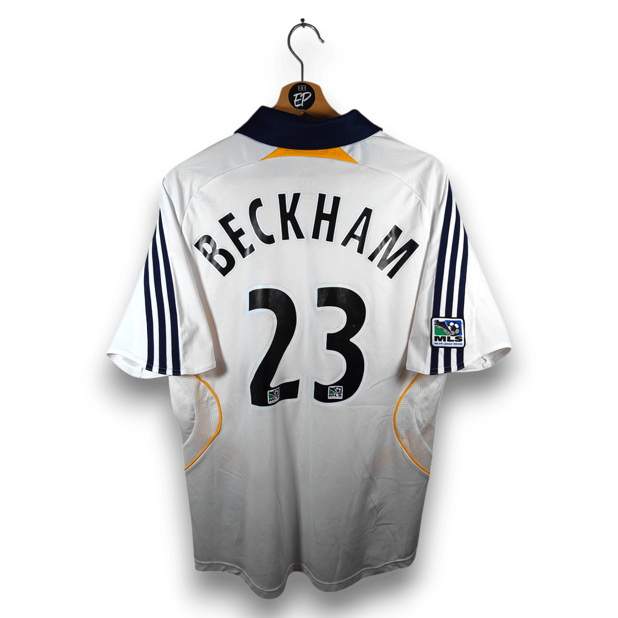 2007 - 08 Los Angeles Galaxy Home Shirt Beckham 23 - 7.5/10 - (M) - Eternal Pitch