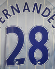 2007 - 08 Manchester City Home Shirt Fernandes 28 - 8.5/10 - (M) - Eternal Pitch