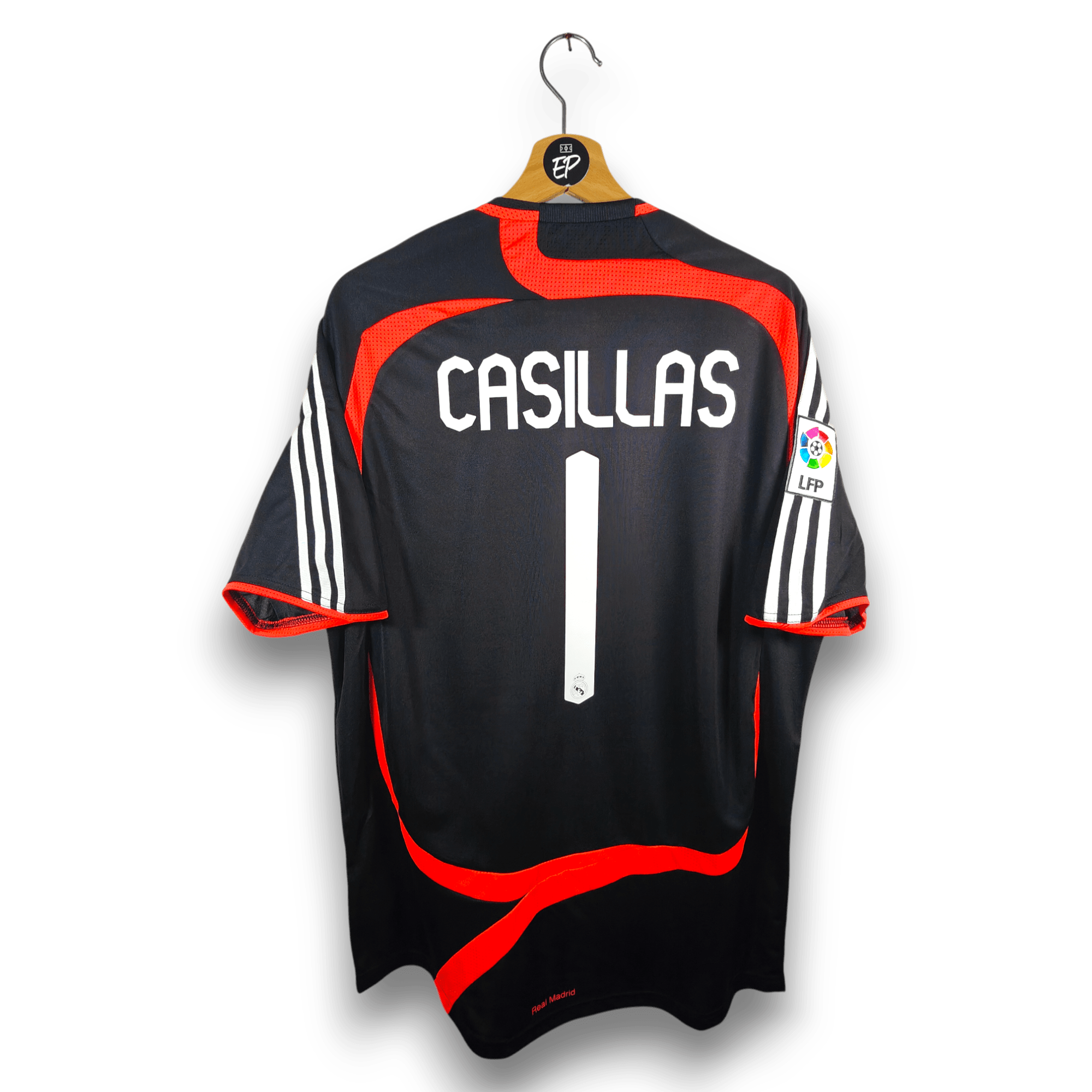 2007-08 Real Madrid GK Shirt Casillas #1 - 9/10 - (L) – 683796
