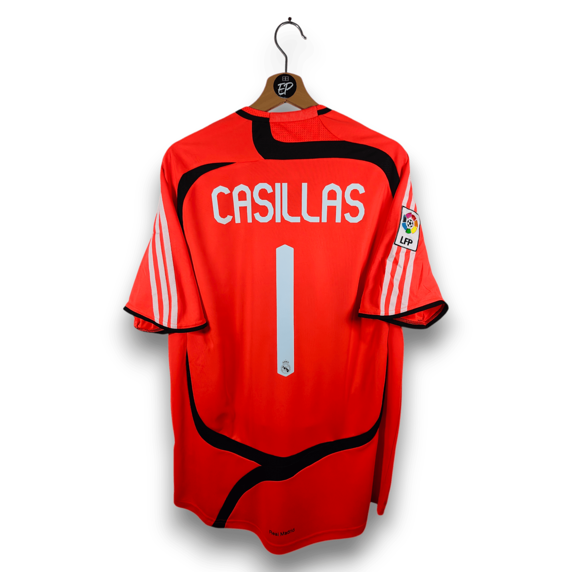 Maillot Gardien Real Madrid Vintage 2006-2007, N°1 Casillas, Taille XL