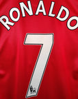 2007 - 09 Manchester United Home Shirt Ronaldo 7 (M) - Eternal Pitch