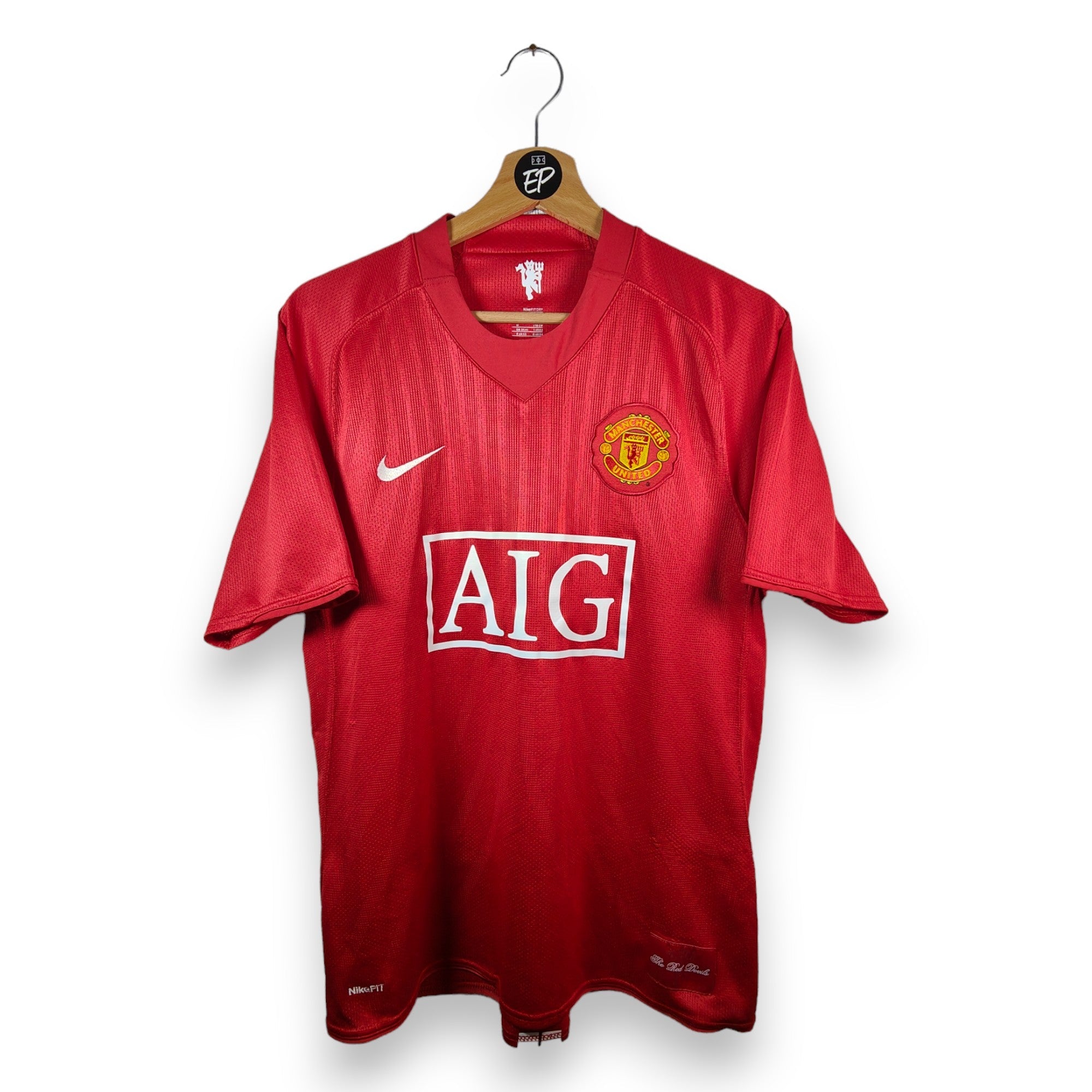 2007 - 09 Manchester United Home Shirt Ronaldo 7 (M) - Eternal Pitch