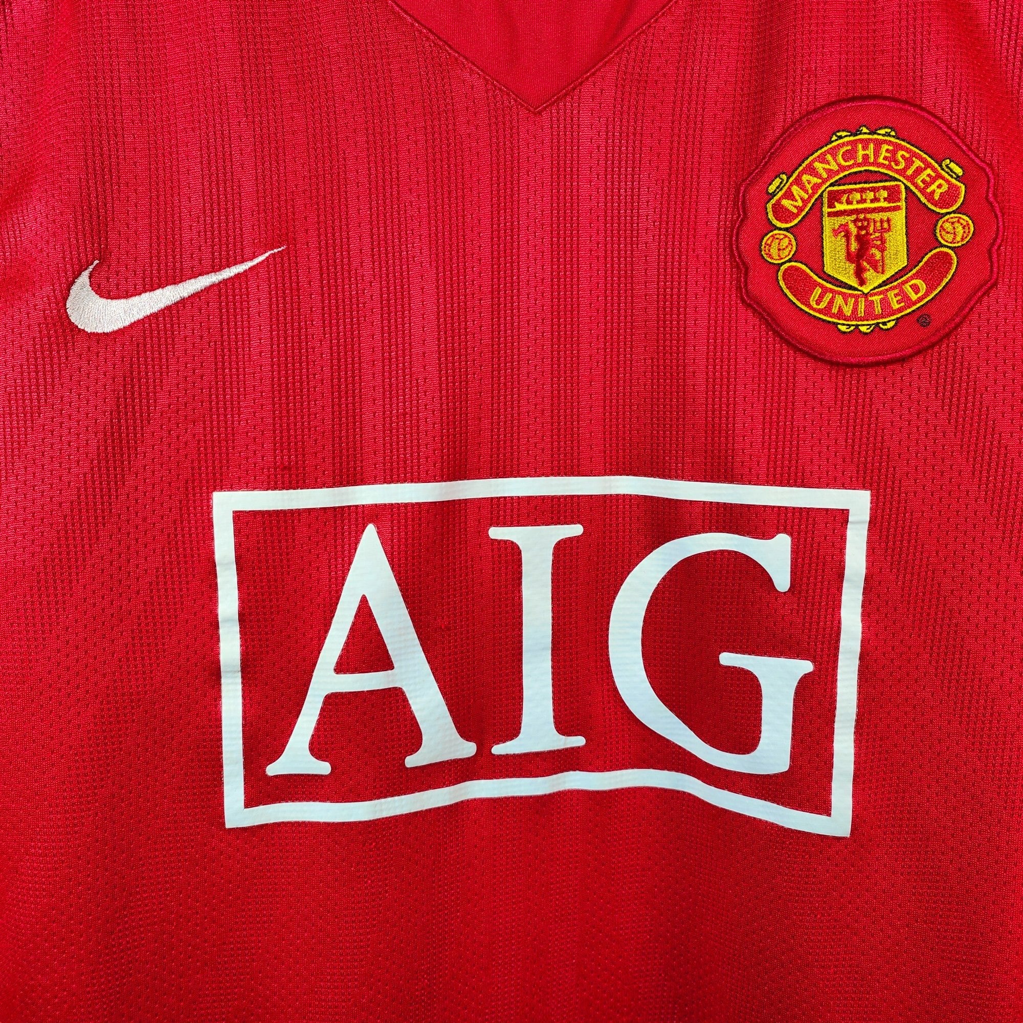 2007 - 09 Manchester United Home Shirt Ronaldo 7 (M) - Eternal Pitch