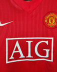 2007 - 09 Manchester United Home Shirt Ronaldo 7 (M) - Eternal Pitch