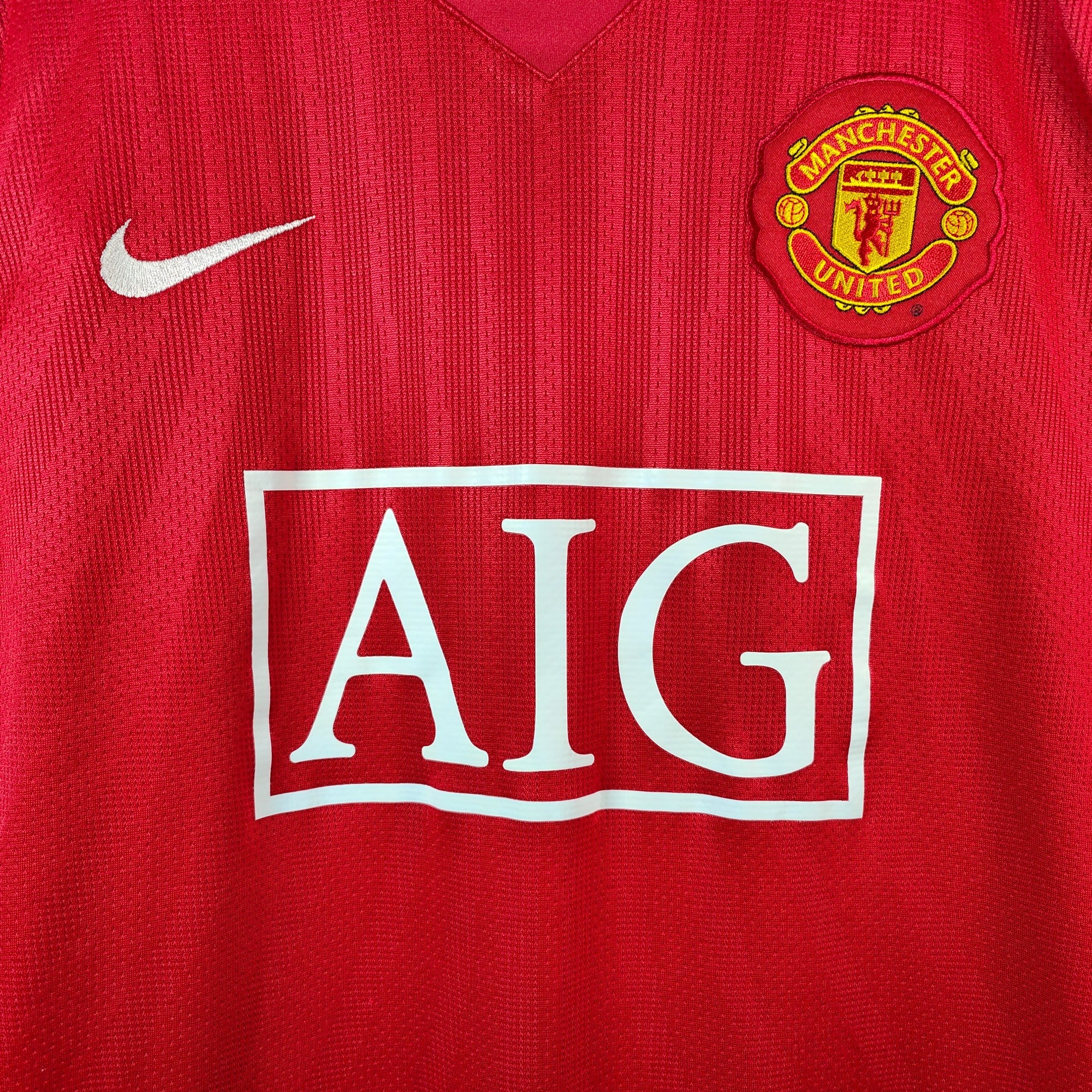 2007 - 09 Manchester United Home Shirt Ronaldo 7 (M) - Eternal Pitch