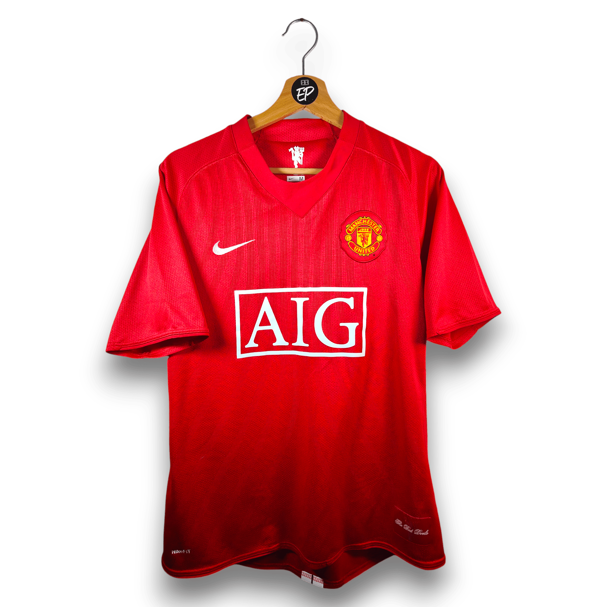 2007 - 09 Manchester United Home Shirt Ronaldo 7 (M) - Eternal Pitch