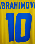 2007 - 09 Sweden Home Shirt Ibrahimovic 10 - 9/10 - (M) - Eternal Pitch