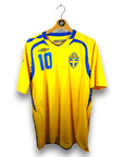 2007 - 09 Sweden Home Shirt Ibrahimovic 10 (M) - Eternal Pitch