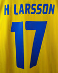 2007 - 09 Sweden Home Shirt Larsson 17 (L) - Eternal Pitch