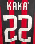 2008 - 09 AC Milan Home Shirt Kaka 22 - 10/10 BNWT - (M) - Eternal Pitch