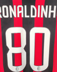 2008 - 09 AC Milan Home Shirt Ronaldinho 80 - 9.5/10 - (M) - Eternal Pitch
