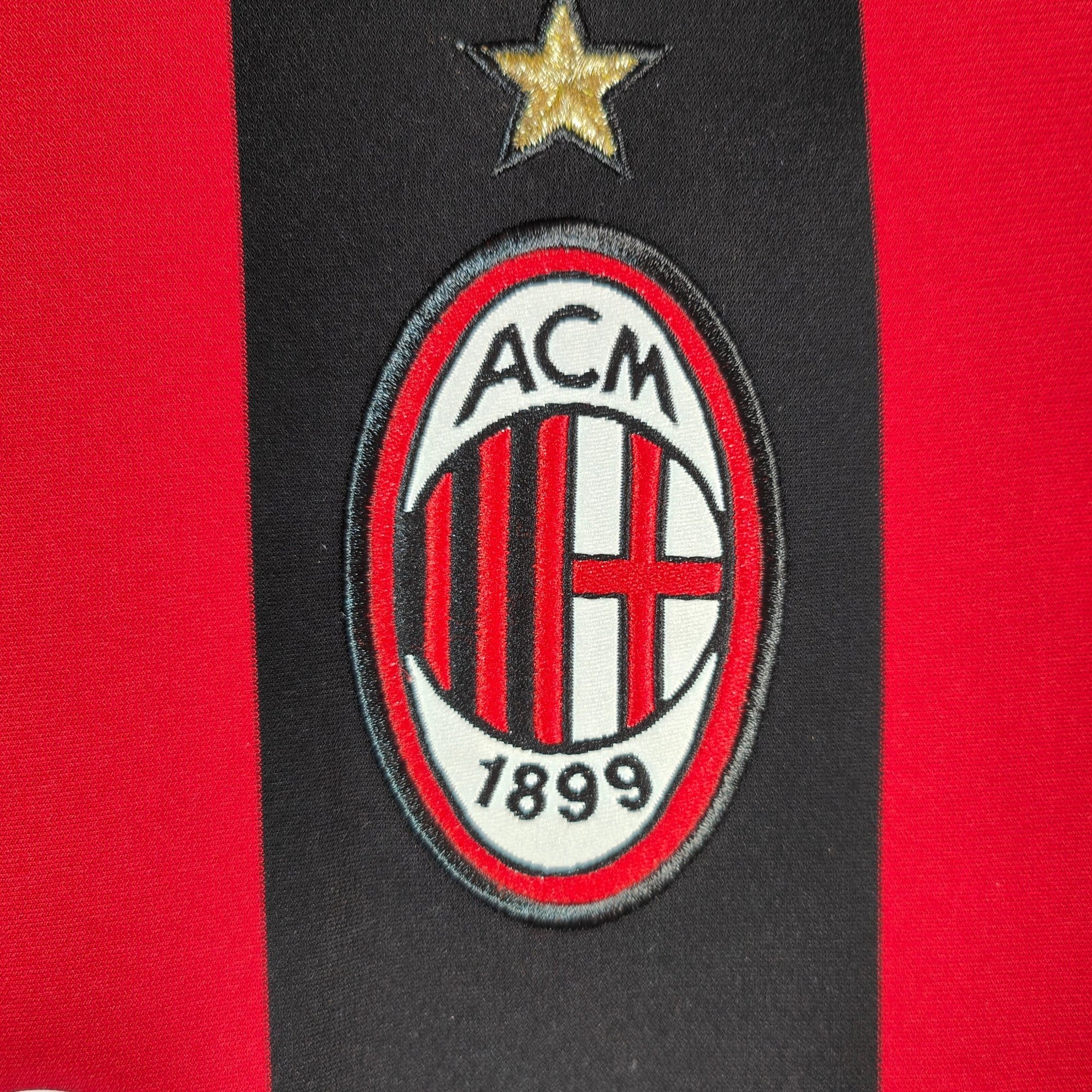 2008 - 09 AC Milan Home Shirt Ronaldinho 80 - 9.5/10 - (M) - Eternal Pitch