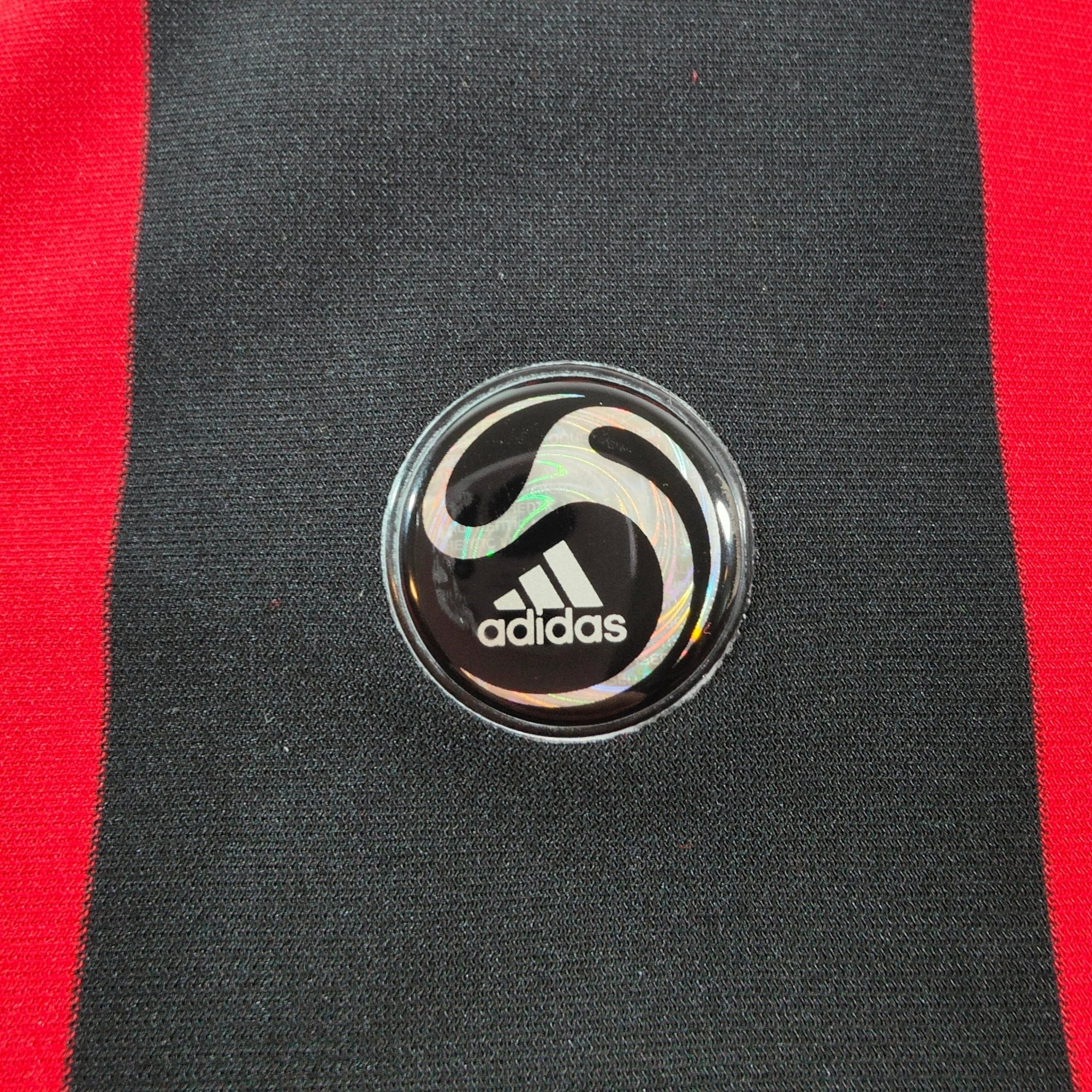 2008 - 09 AC Milan Home Shirt Ronaldinho LS 80 - 9/10 - (XL) - Eternal Pitch