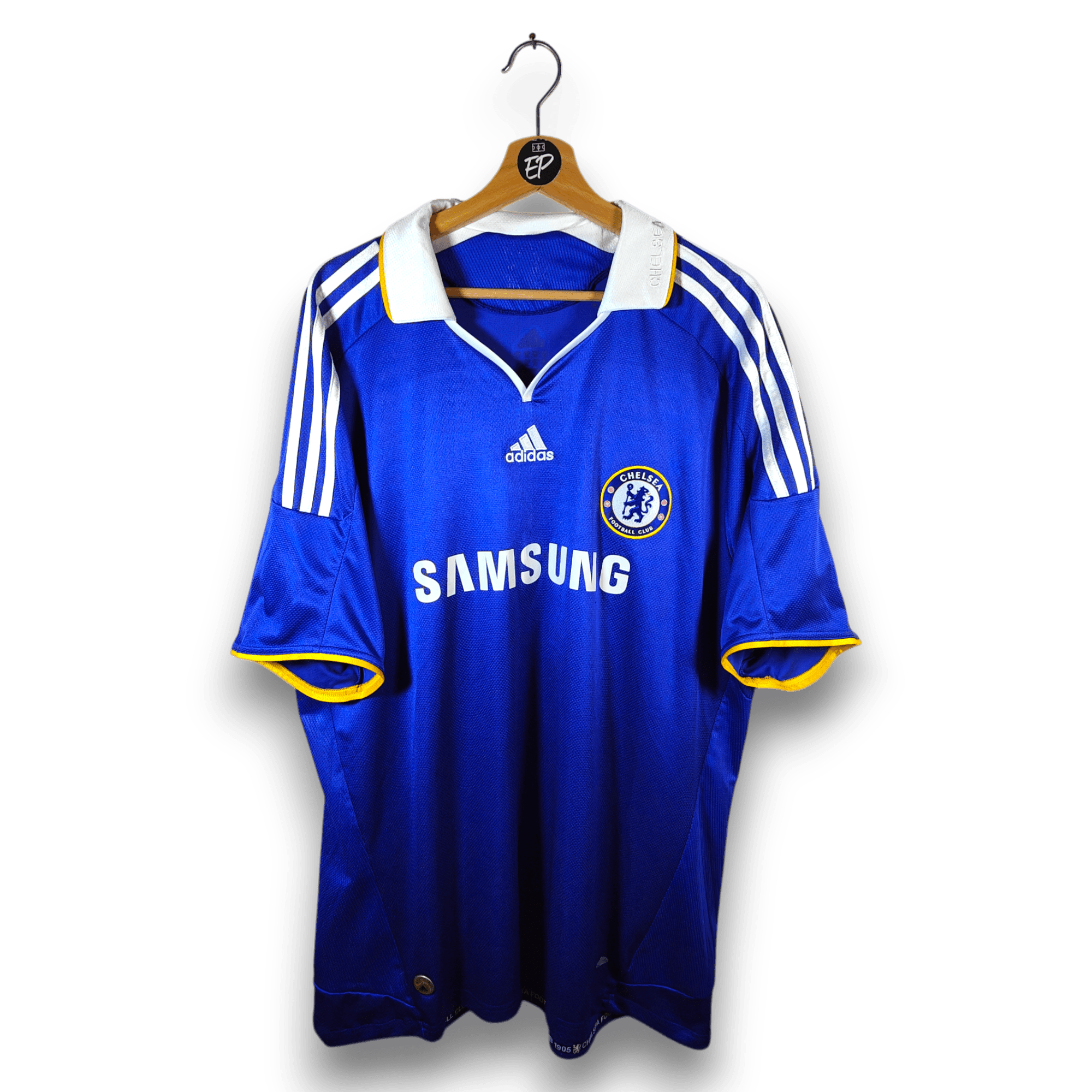 2008-09 Chelsea Home Shirt Deco #20 - 8/10 - (XL) – 656133 Adidas