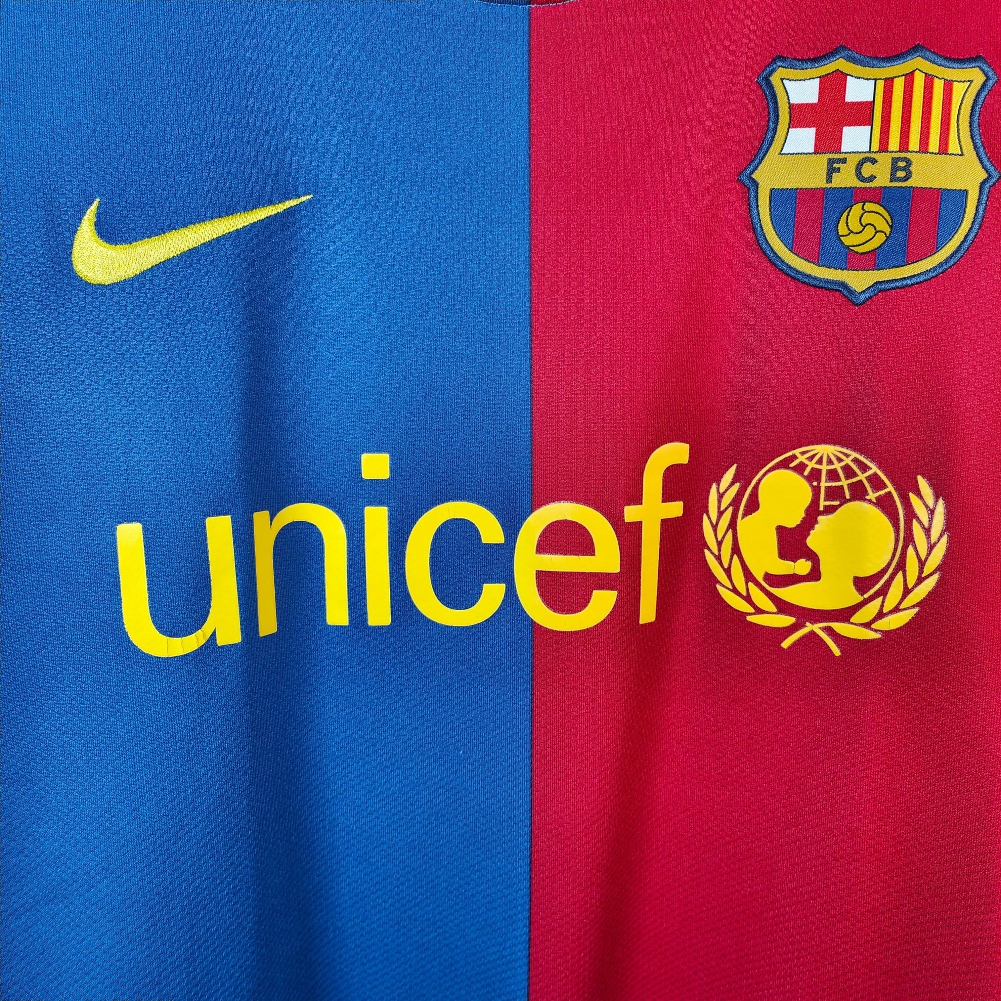 2008 - 09 FC Barcelona Home Shirt Eto'o 9 (M) - Eternal Pitch