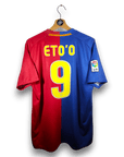 2008 - 09 FC Barcelona Home Shirt Eto'o 9 (M) - Eternal Pitch