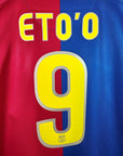 2008 - 09 FC Barcelona Home Shirt Eto'o 9 (M) - Eternal Pitch