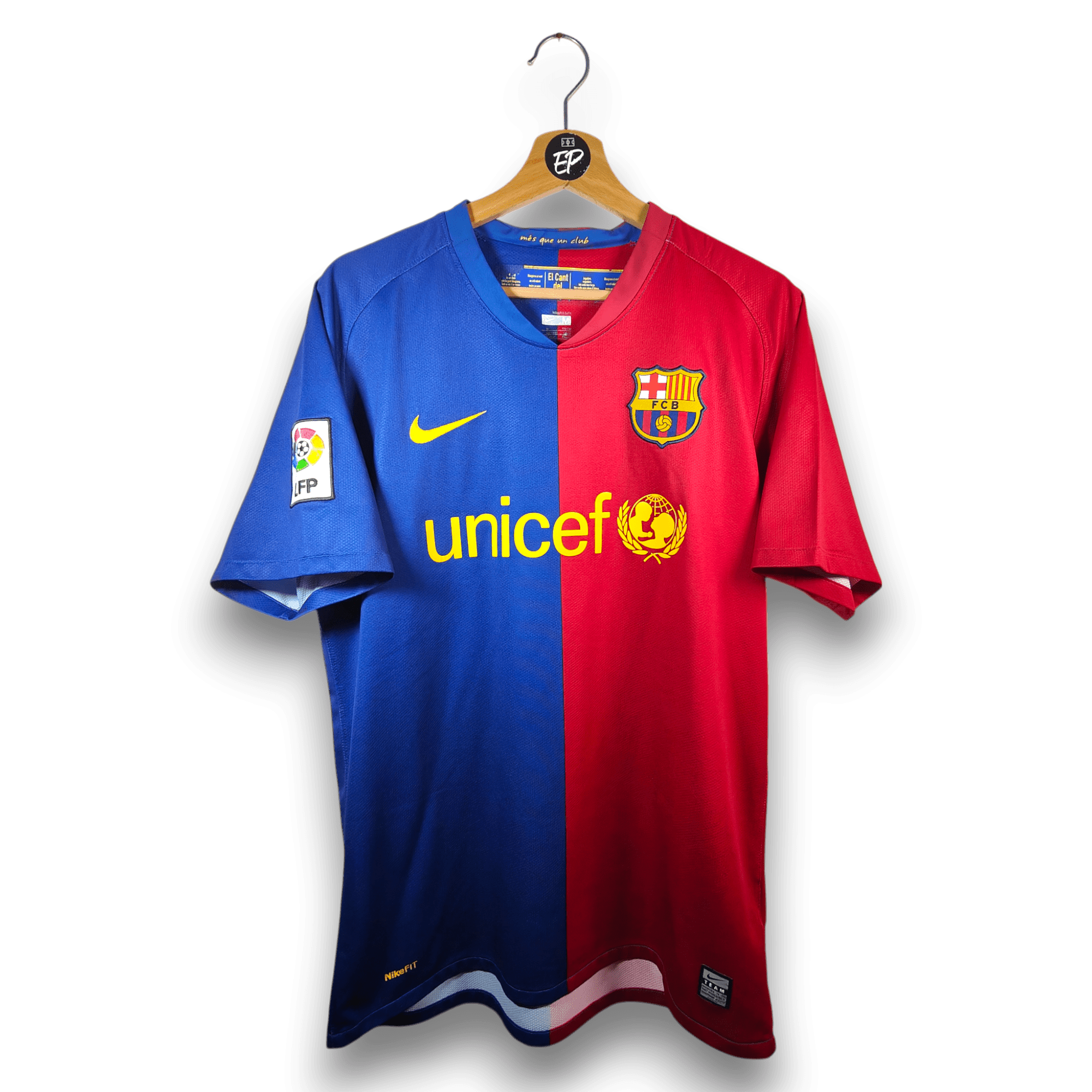 2008 - 09 FC Barcelona Home Shirt Eto'o 9 (M) - Eternal Pitch