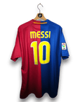 2008 - 09 FC Barcelona Home Shirt Messi 10 - 9/10 - (XL) - Eternal Pitch