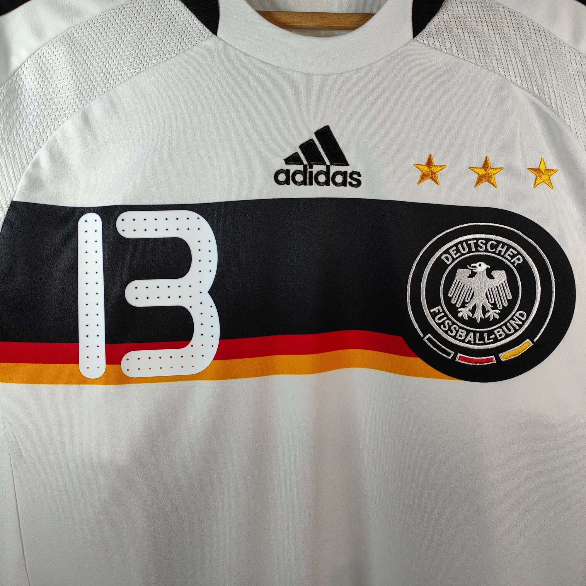 2008 - 09 Germany Home Shirt Ballack 13 - 9.5/10 - (M) - Eternal Pitch