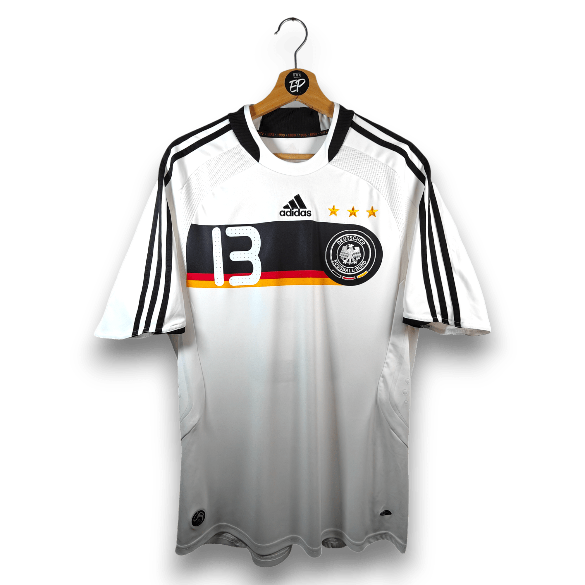2008 - 09 Germany Home Shirt Ballack 13 - 9.5/10 - (M) - Eternal Pitch