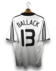 2008 - 09 Germany Home Shirt Ballack 13 - 9.5/10 - (M) - Eternal Pitch