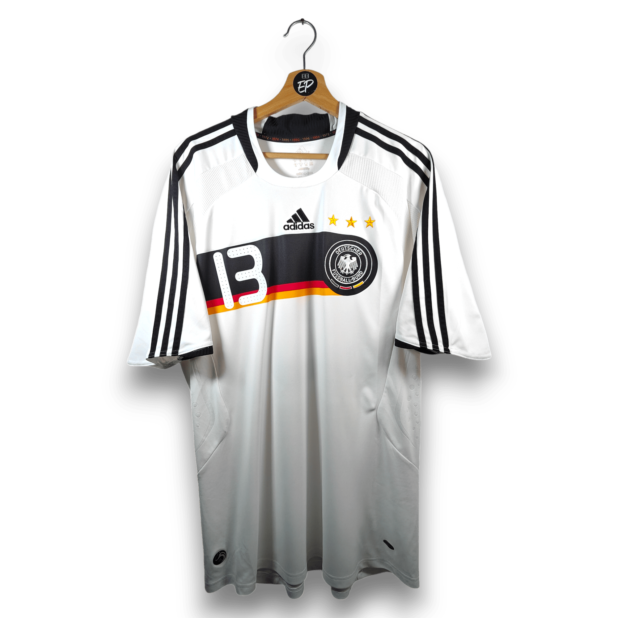 2008 - 09 Germany Home Shirt Ballack 13 (XL) - Eternal Pitch