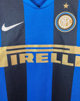 2008 - 09 Inter Milan Home Shirt Adriano 10 - 9.5/10 - (L) - Eternal Pitch
