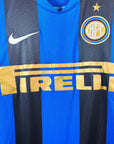 2008 - 09 Inter Milan Home Shirt Figo 7 (L) - Eternal Pitch