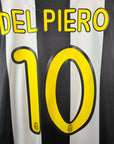 2008 - 09 Juventus Home Shirt Del Piero 10 - 8.5/10 - (M) - Eternal Pitch