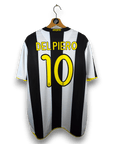 2008 - 09 Juventus Home Shirt Del Piero 10 - 8.5/10 - (XL) - Eternal Pitch