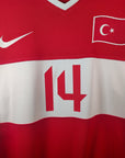 2008 - 09 Turkey Home Shirt Arda 14 - 9.5/10 - (L) - Eternal Pitch