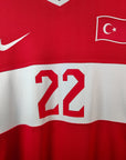 2008 - 09 Turkey Home Shirt Hamit Altintop 22 - 9.5/10 - (XL) - Eternal Pitch