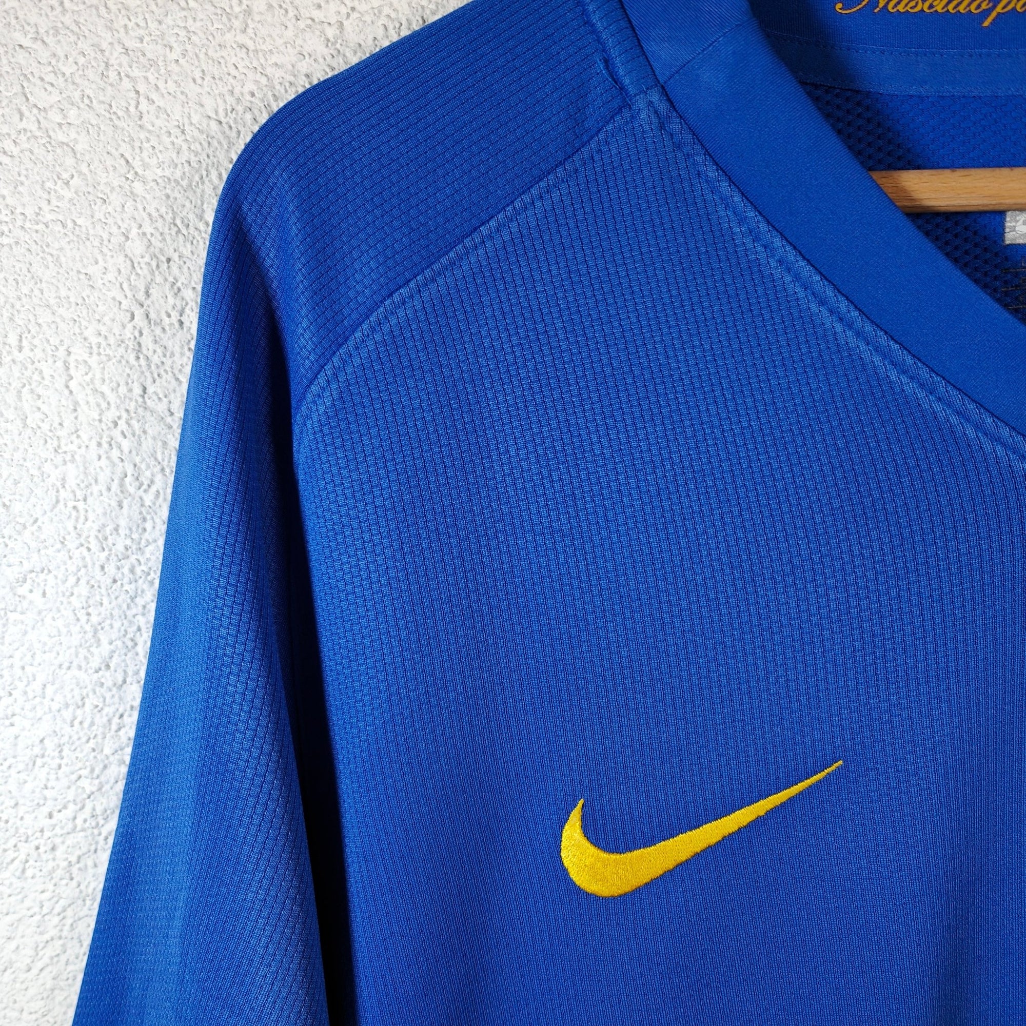 2008 - 10 Brazil Away Shirt Ronaldinho 10 - 6.5/10 - (L) - Eternal Pitch