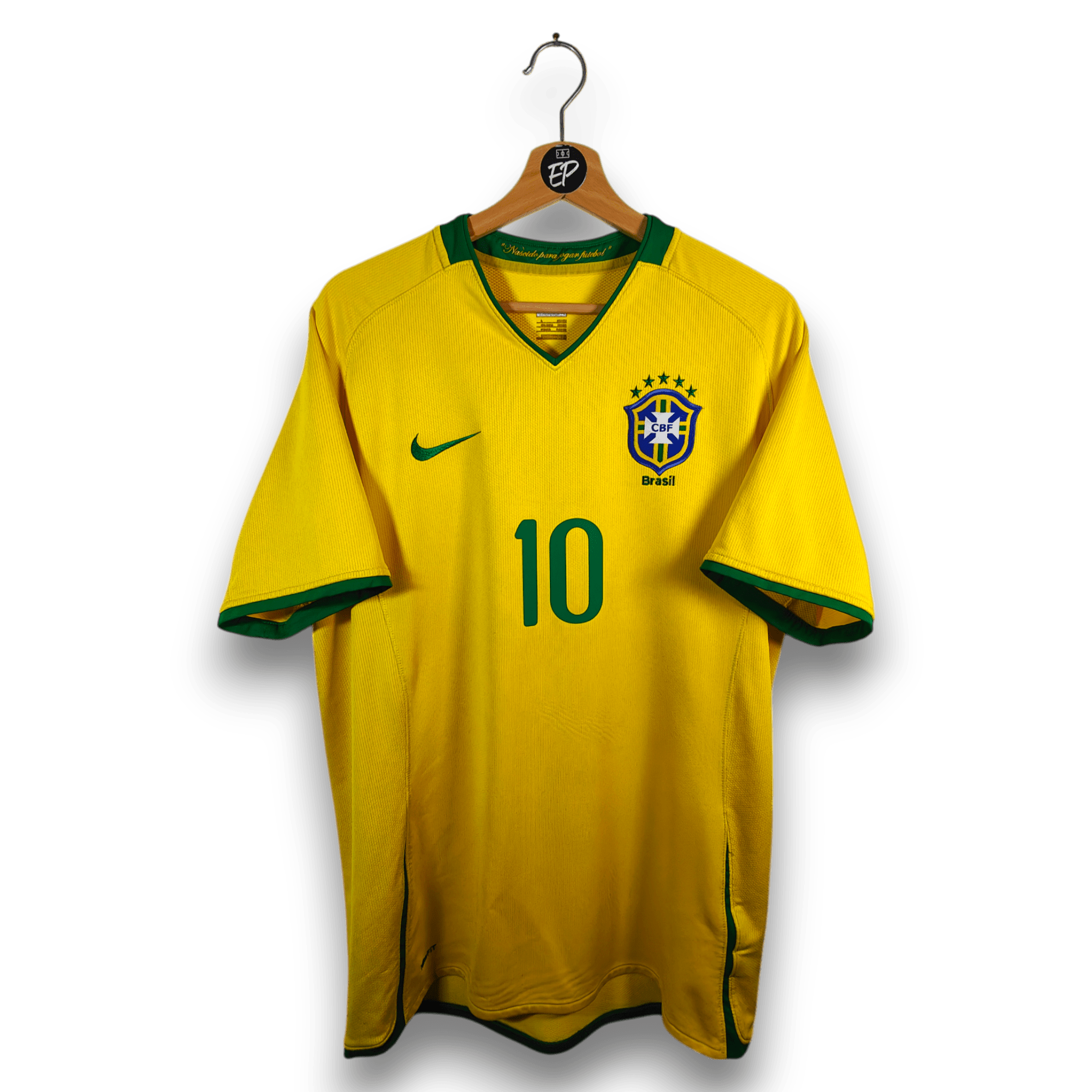 2008 - 10 Brazil Home Shirt Kaka 10 - 8/10 - (L) - Eternal Pitch