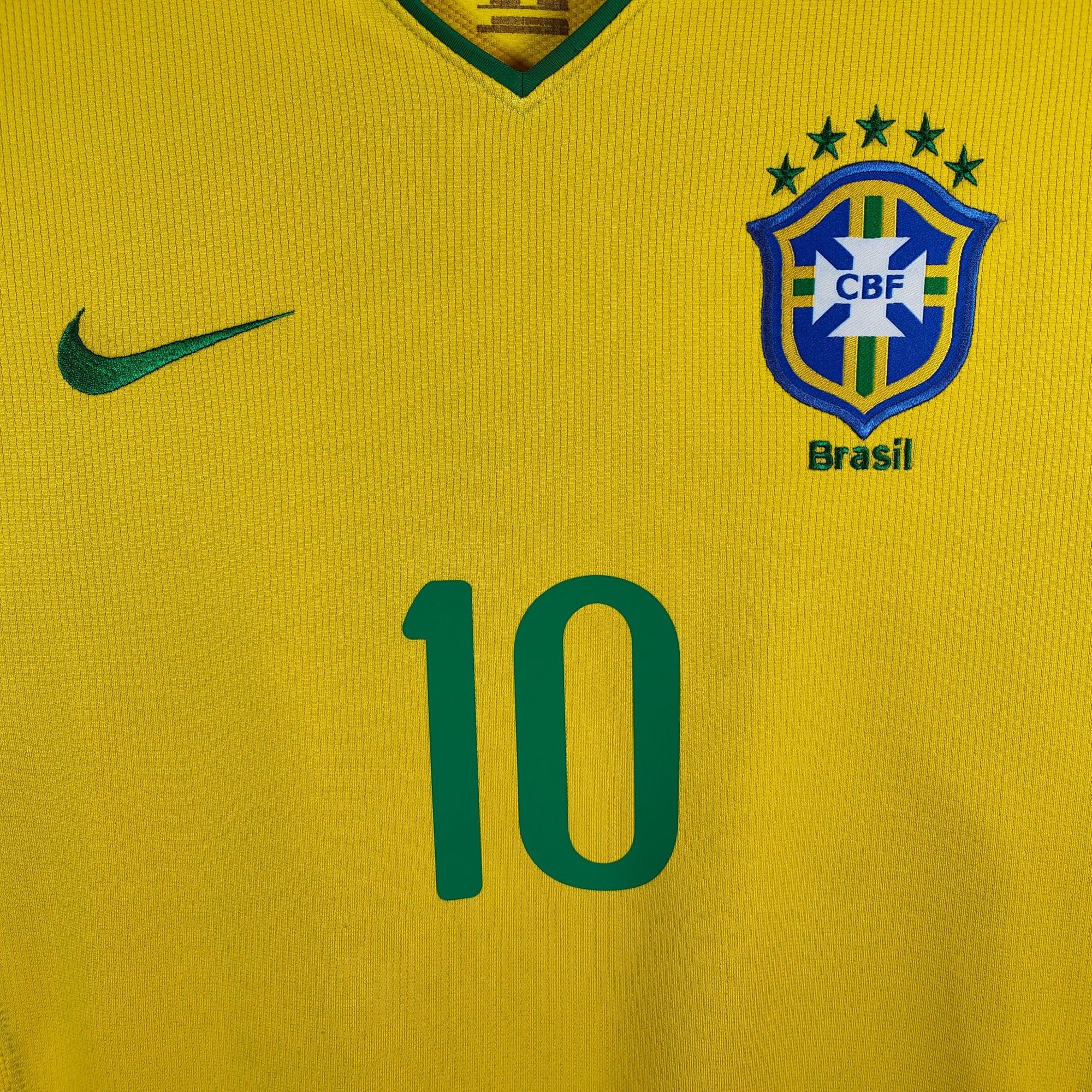 2008 - 10 Brazil Home Shirt Kaka 10 - 8/10 - (L) - Eternal Pitch