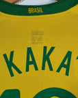 2008 - 10 Brazil Home Shirt Kaka 10 - 8/10 - (L) - Eternal Pitch