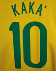 2008 - 10 Brazil Home Shirt Kaka 10 - 8/10 - (L) - Eternal Pitch