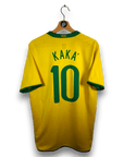 2008 - 10 Brazil Home Shirt Kaka 10 - 8/10 - (L) - Eternal Pitch