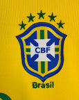 2008 - 10 Brazil Home Shirt Ronaldinho 10 - 9.5/10 - (L) - Eternal Pitch